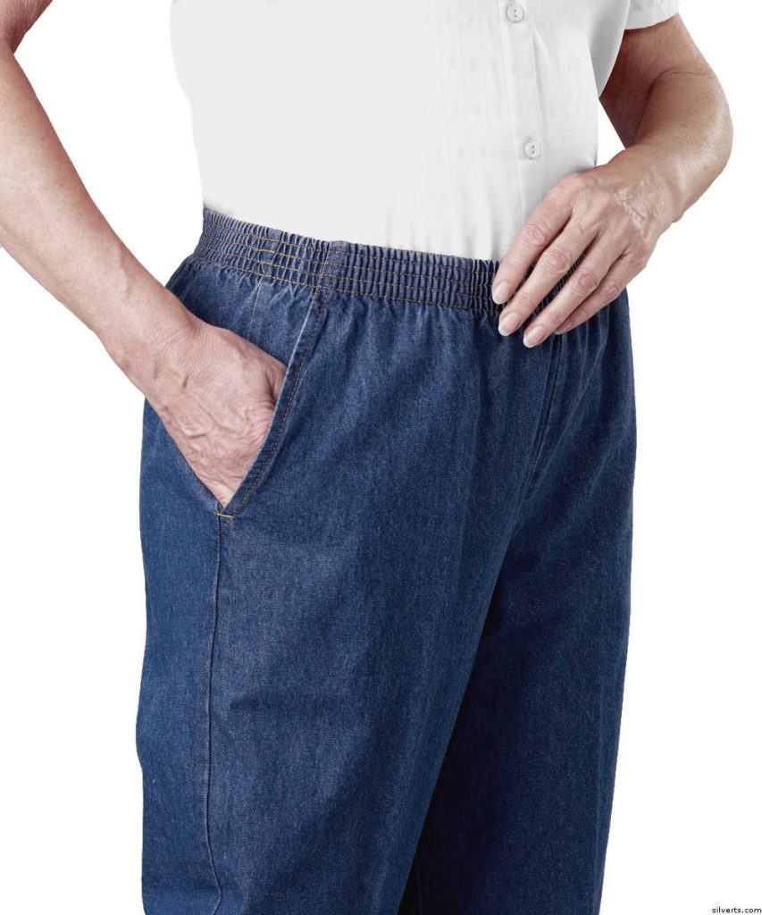 Nursing Home Apparel: Elastic Waist Jeans