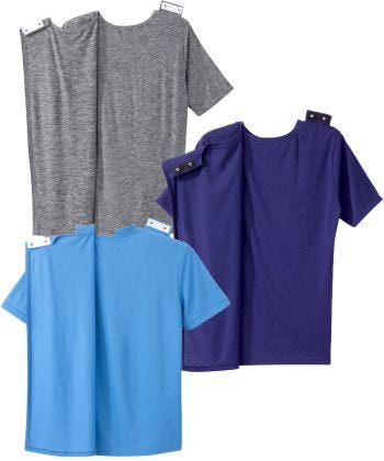 Pack de chemises  d'été doux à dos ouvert pour homme - 3 styles 