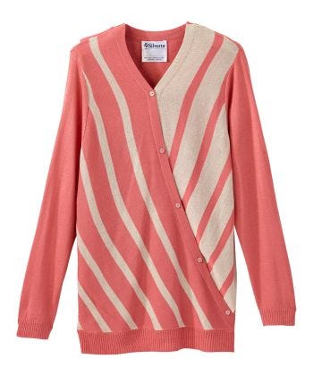 Women's Open Back Stripe Sweater
