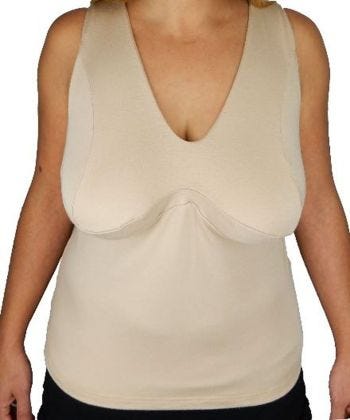 Comfy Wire-Free Bra Camisole Vest - Breast Nest Creamy