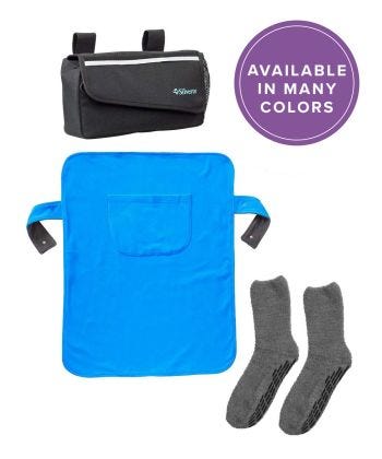 Pack d'accessoires pour fauteuil roulant unisexe